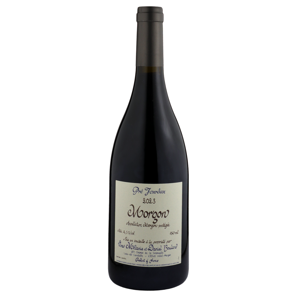 A bottle of 2023 Domaine Daniel Bouland Morgon Pré Jourdan 750ml Red Wine