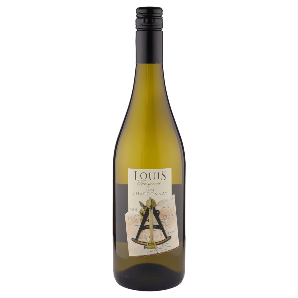 A bottle of 2024 Freycinet Louis Chardonnay 750ml White Wine