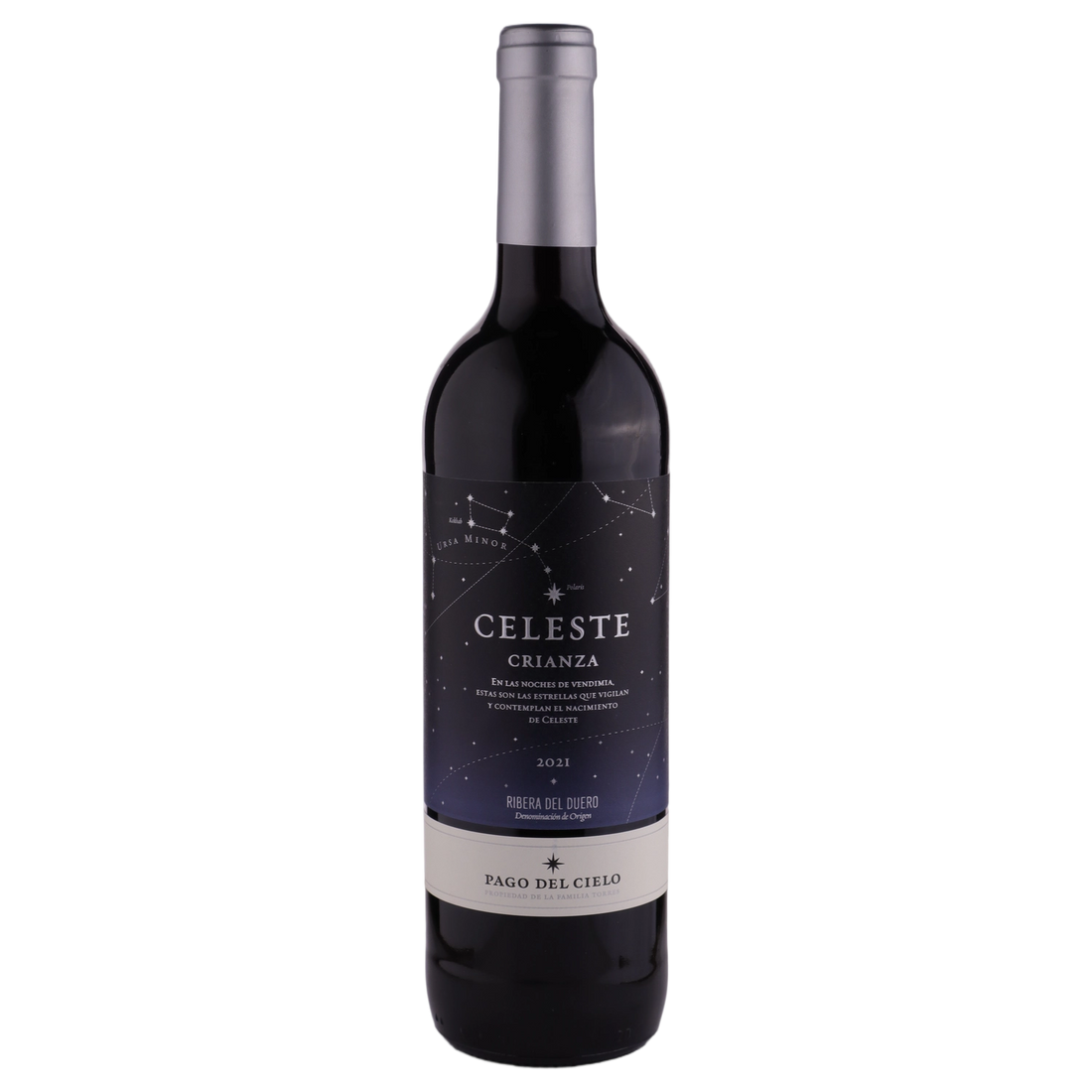A bottle of 2021 Torres Seleccion de Torres Celeste Crianza 750ml Red Wine
