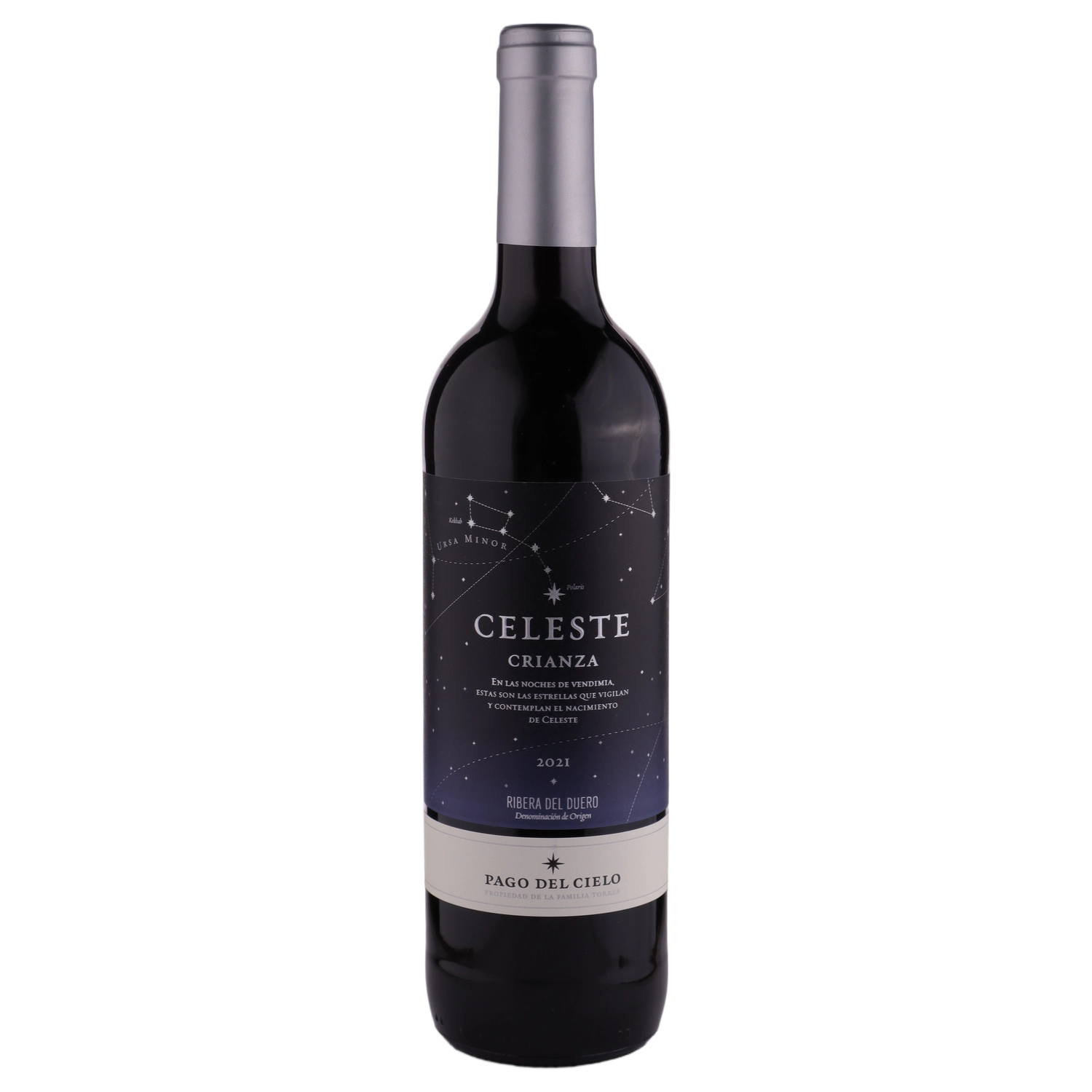 A bottle of 2021 Torres Seleccion de Torres Celeste Crianza 750ml Red Wine