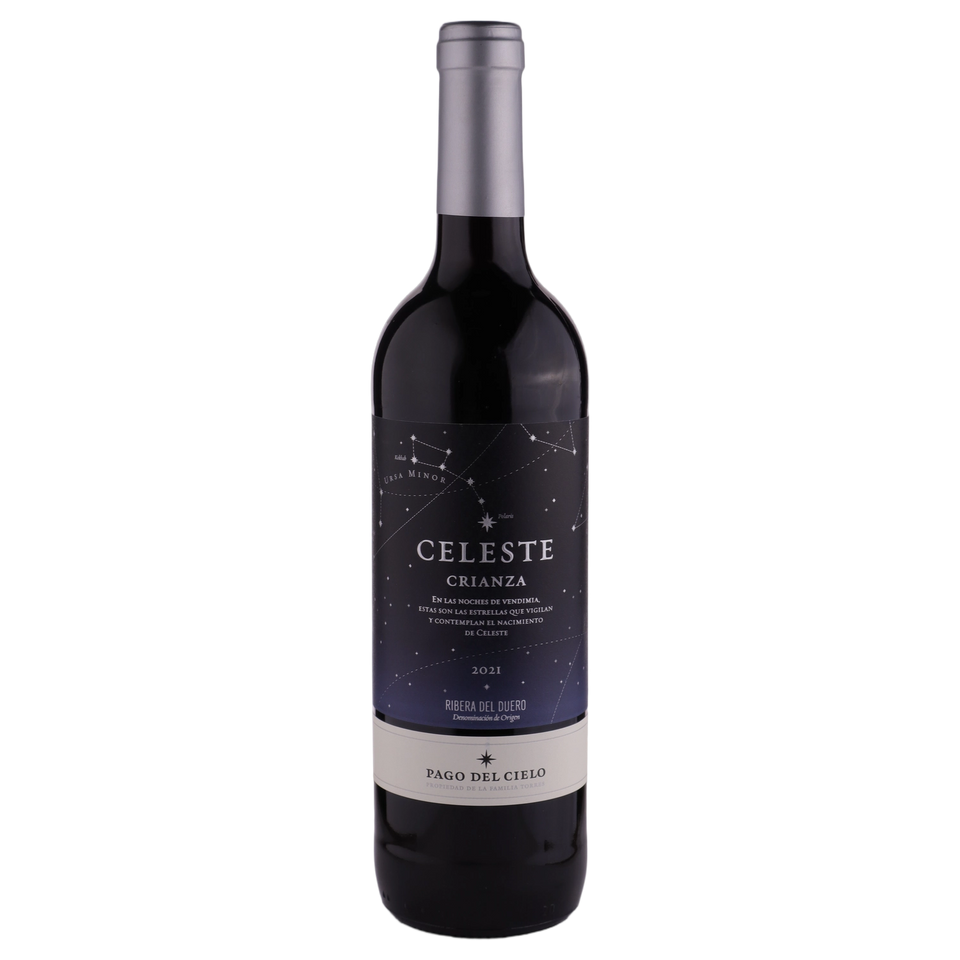 A bottle of 2021 Torres Seleccion de Torres Celeste Crianza 750ml Red Wine