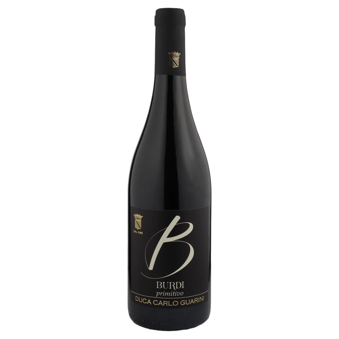 A bottle of 2023 Primitivo Burdi IGT 750ml Red Wine