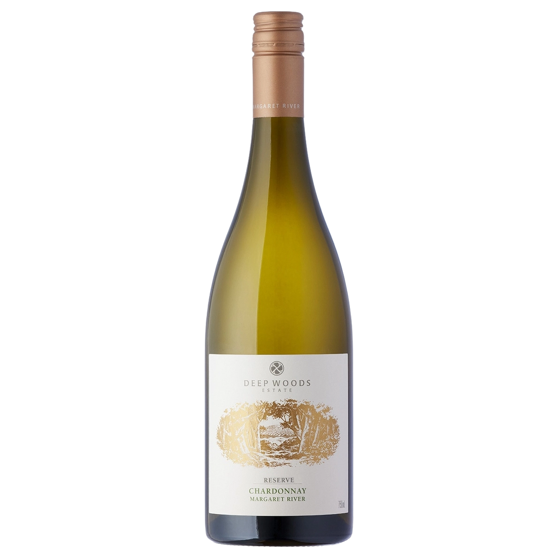 A bottle of 2023 Deep Woods Estate Reserve Chardonnay 750ml White Wine