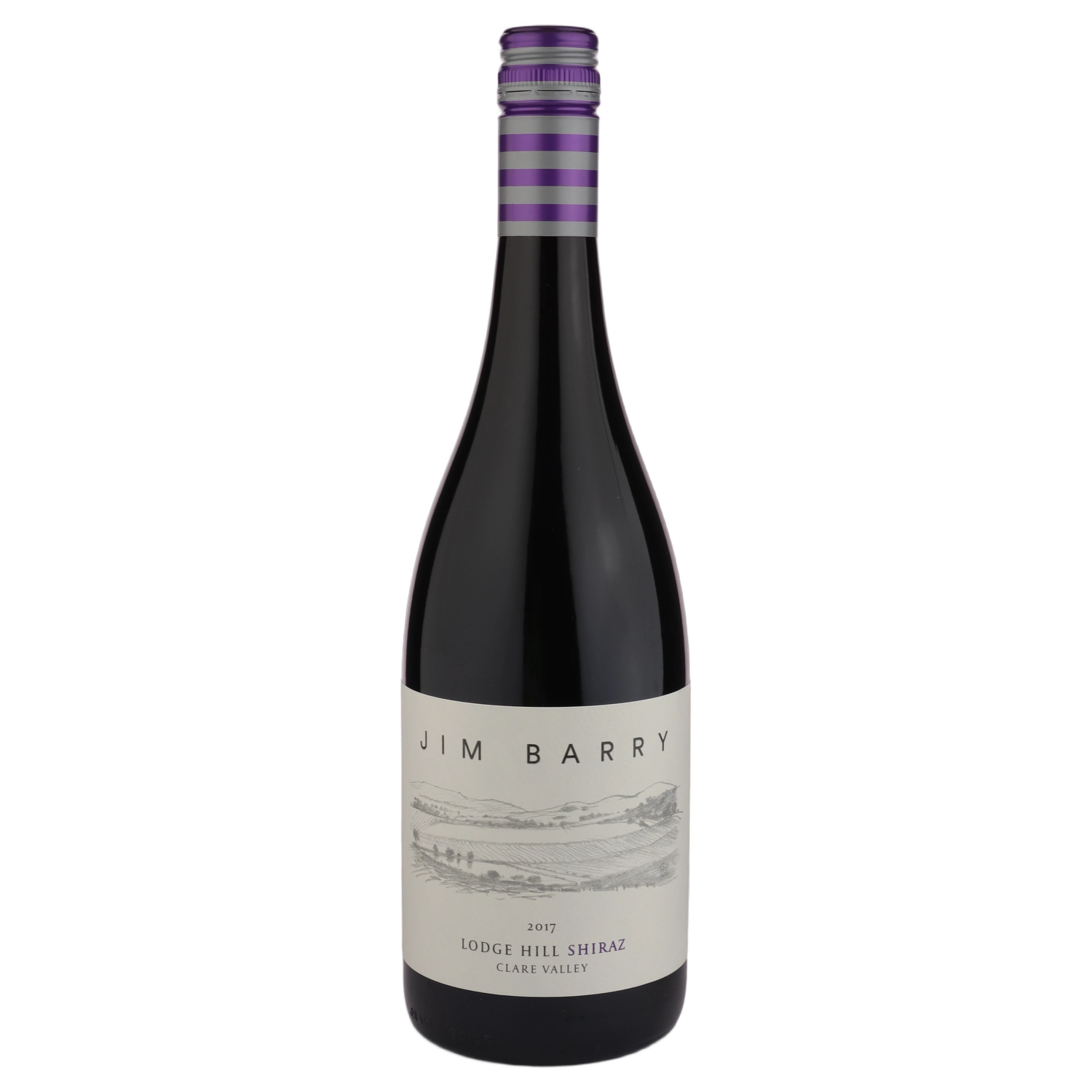 A bottle of 2017 Jim Barry Lodge Hill Shiraz Cellar Release 750ml Red Wine