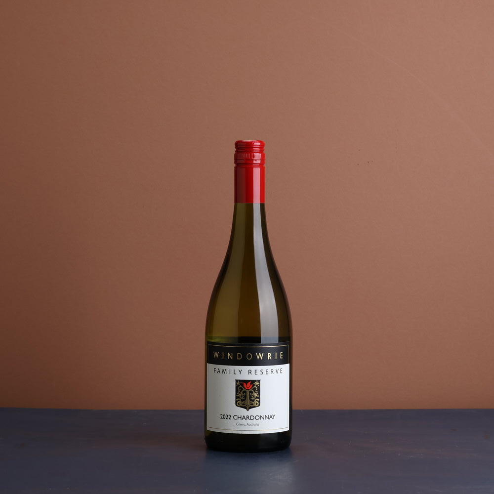 A bottle of Windowrie Family Reserve Chardonnay 2022 750ml White Wine