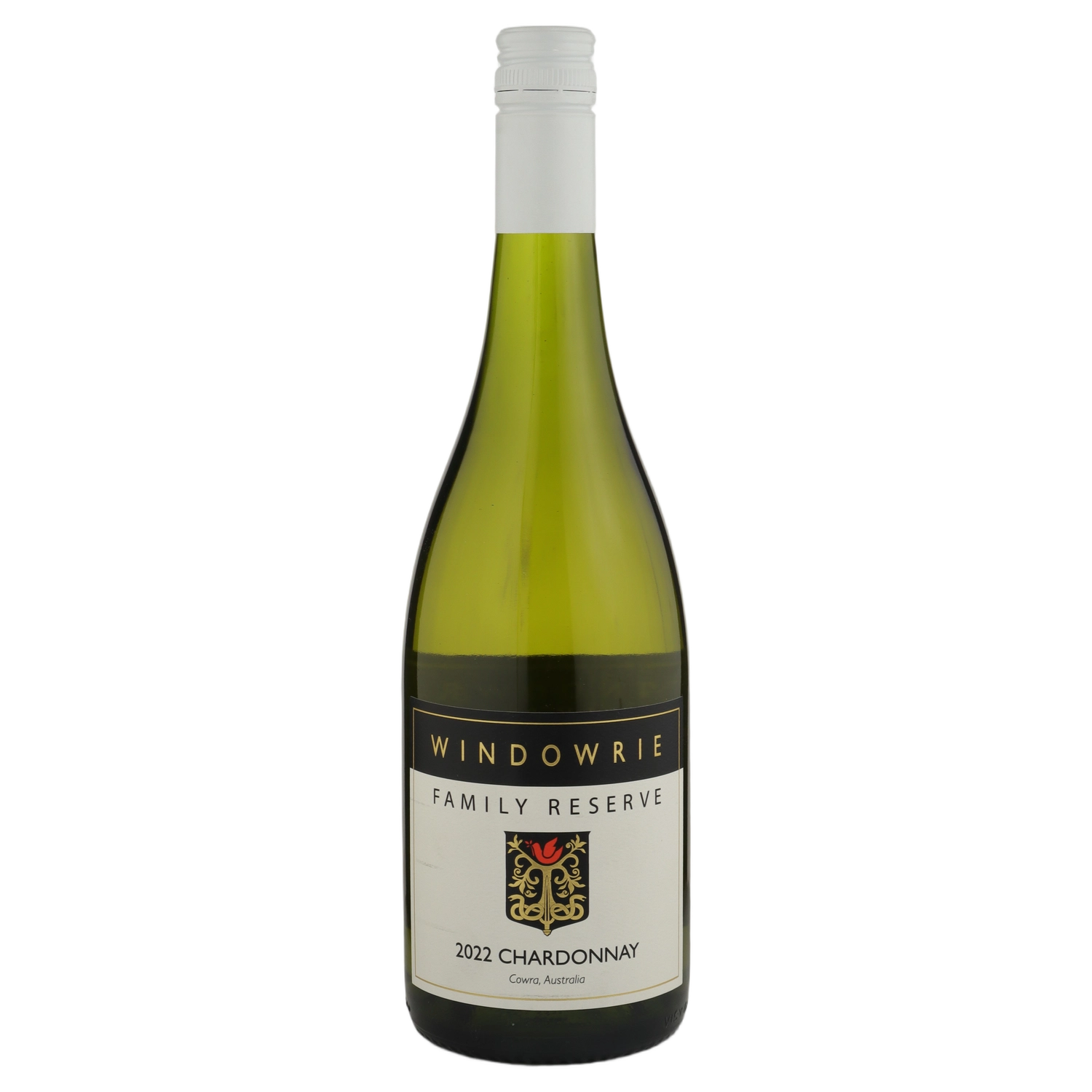 A bottle of Windowrie Family Reserve Chardonnay 2022 750ml White Wine