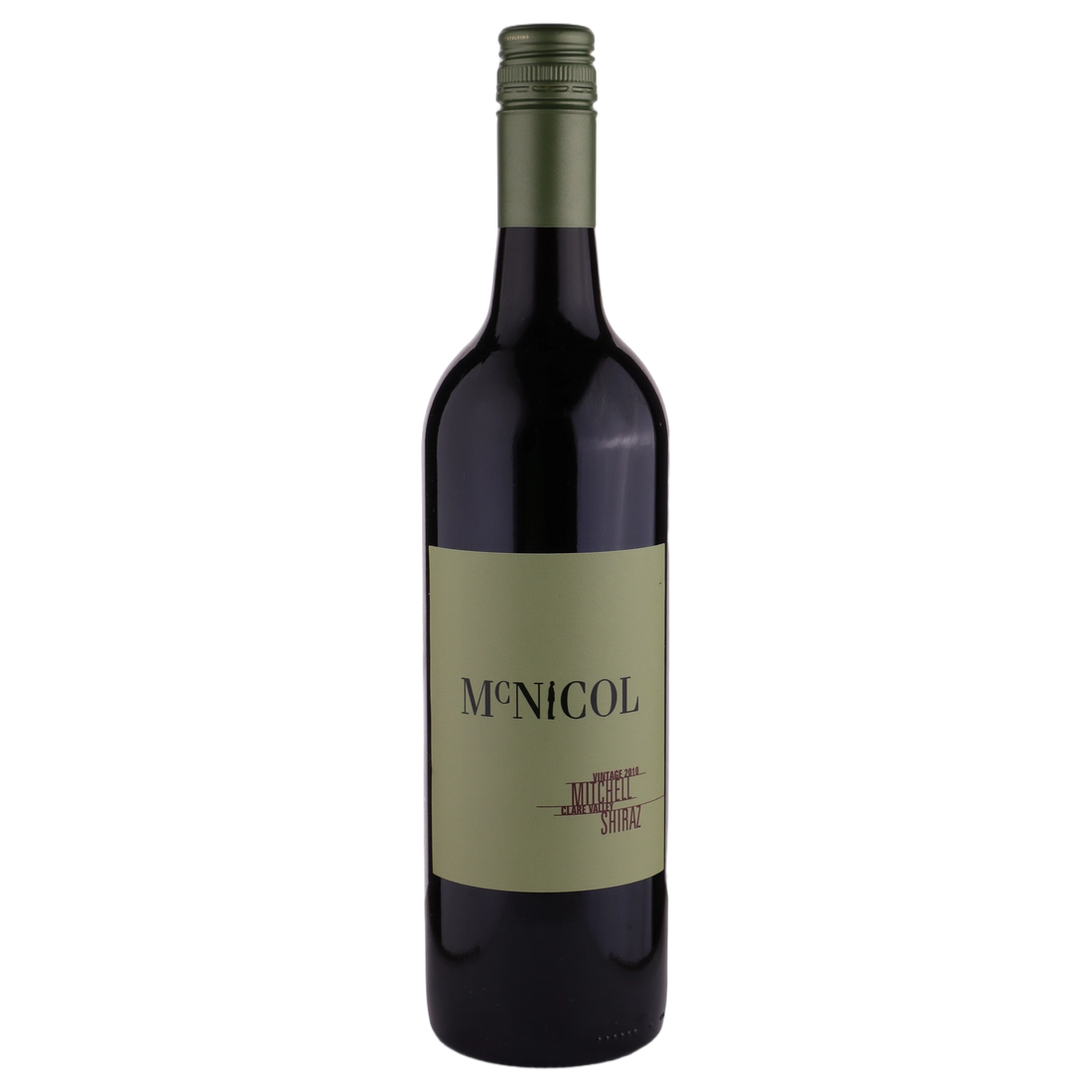 A bottle of 2010 Mitchell McNicol Shiraz 750ml Red Wine