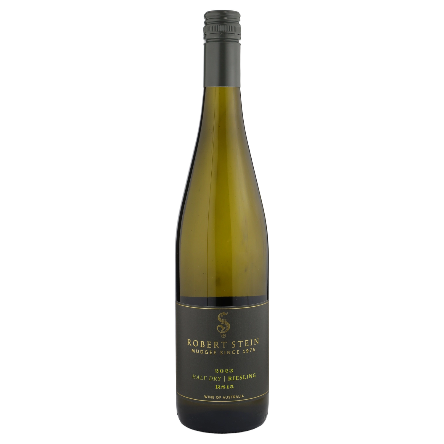A bottle of 2023 Robert Stein Half Dry Riesling 750ml White Wine