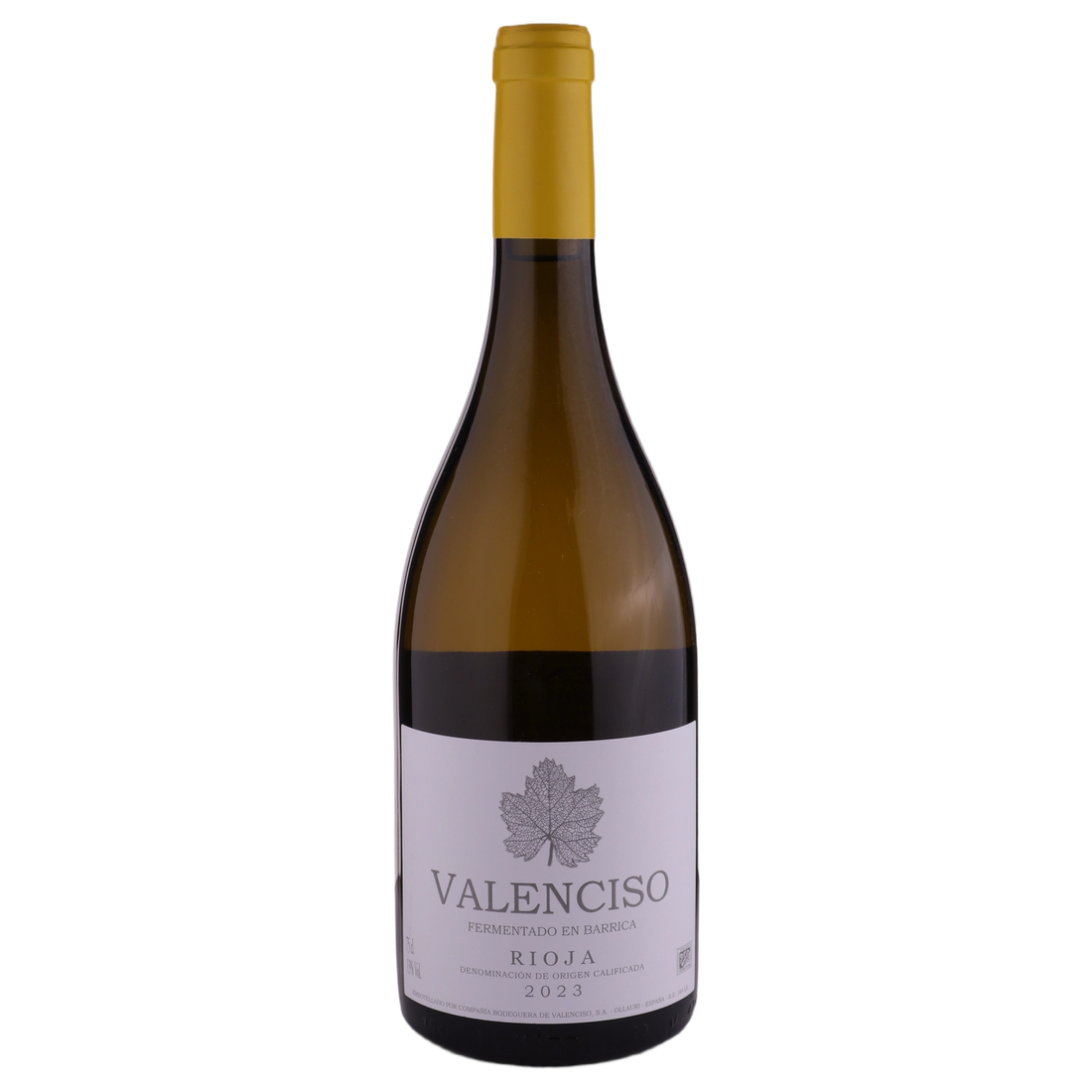 A bottle of 2023 Valenciso Rioja Blanco 750ml White Wine