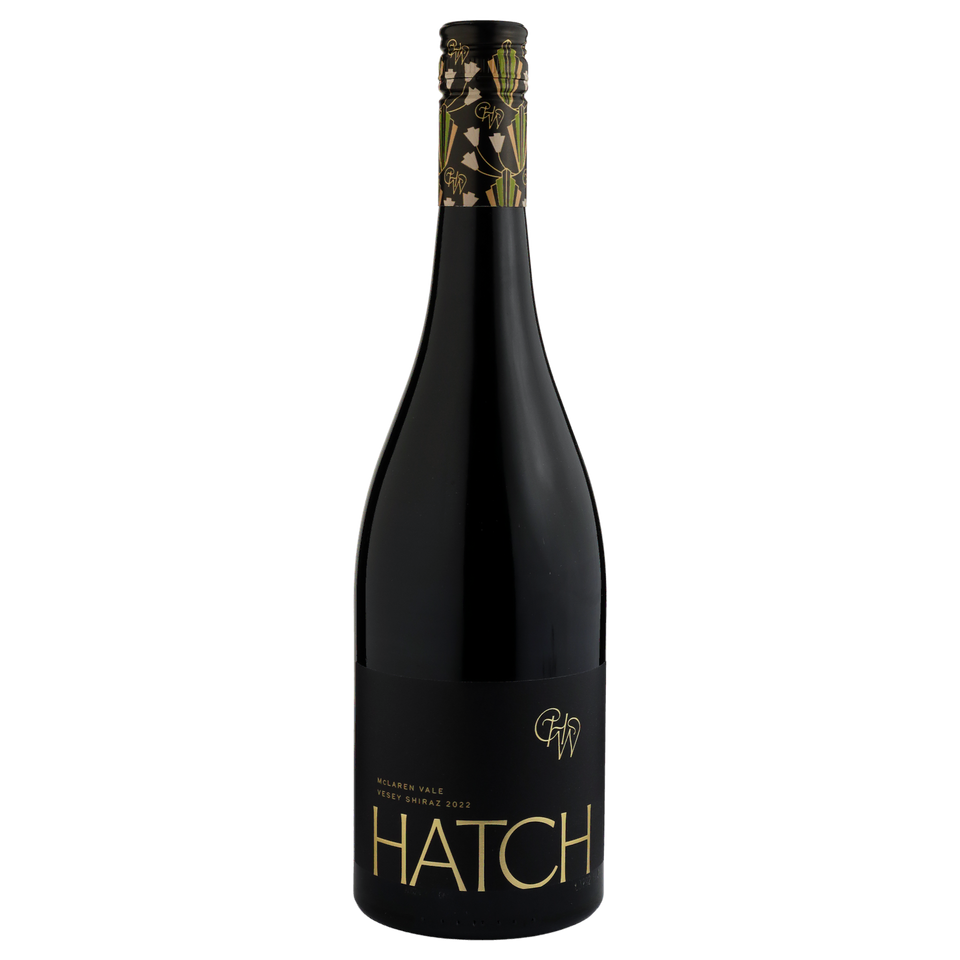 A bottle of Hatch Vesey Mclaren Vale Shiraz 2022 750ml Red Wine