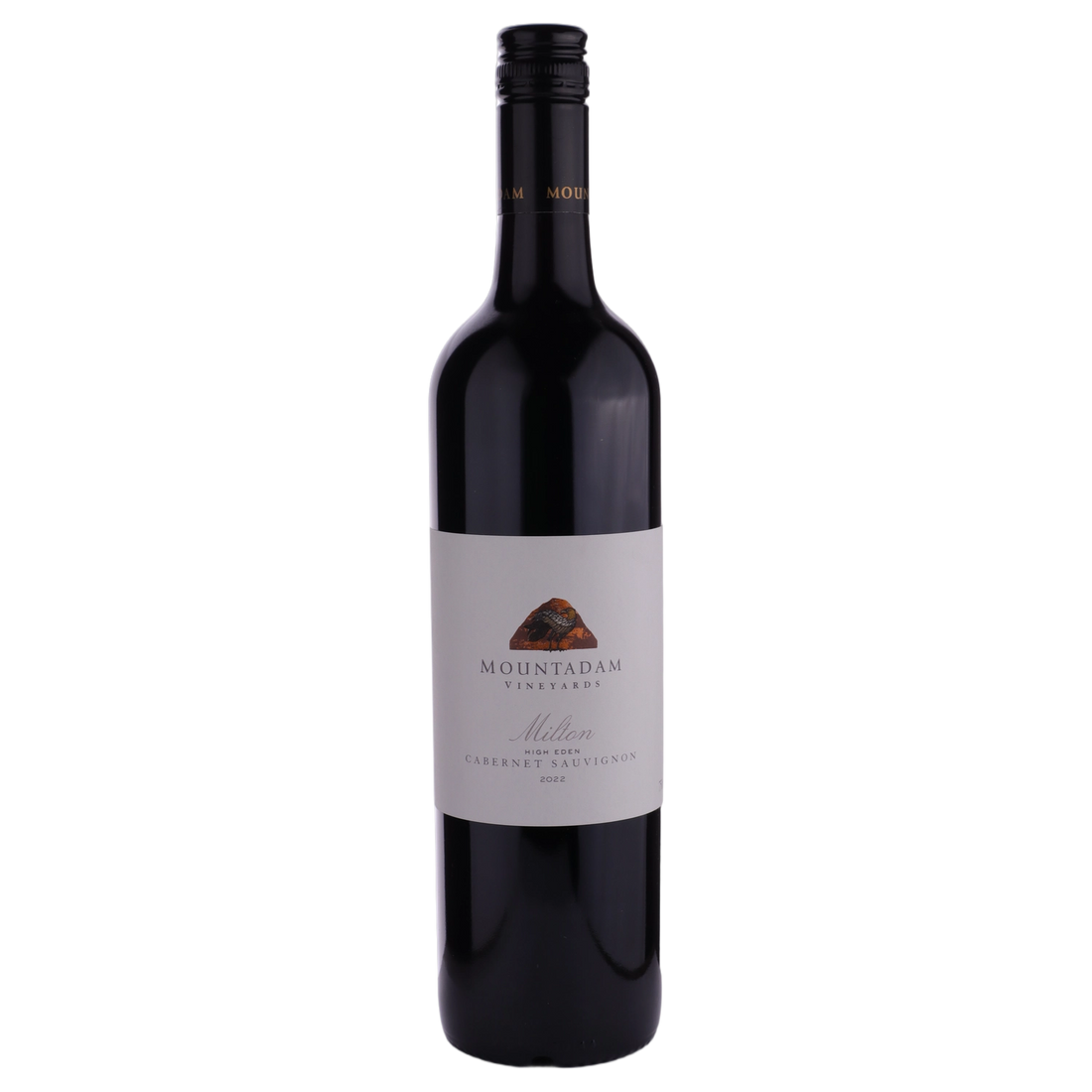 A bottle of 2022 Mountadam High Eden 'Milton' Cabernet Sauvignon 750ml Red Wine