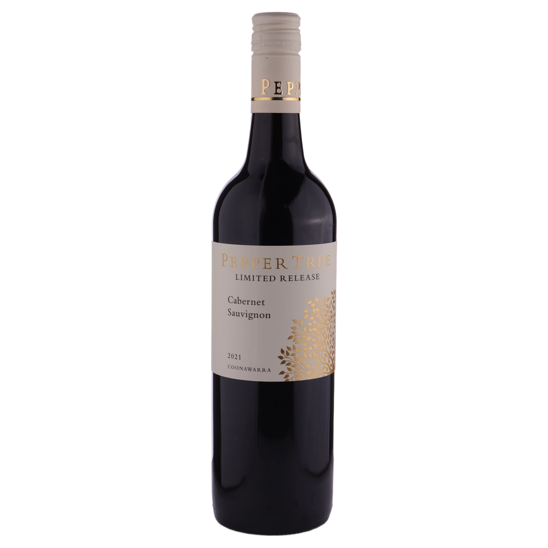 A bottle of Pepper Tree Limited Release Coonawarra Cabernet 2021 750ml Red Wine
