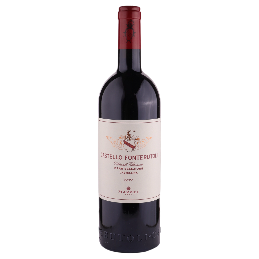 A bottle of 2021 Castello Fonterutoli Chianti Classico Gran Selezione DOCG 750ml Red Wine