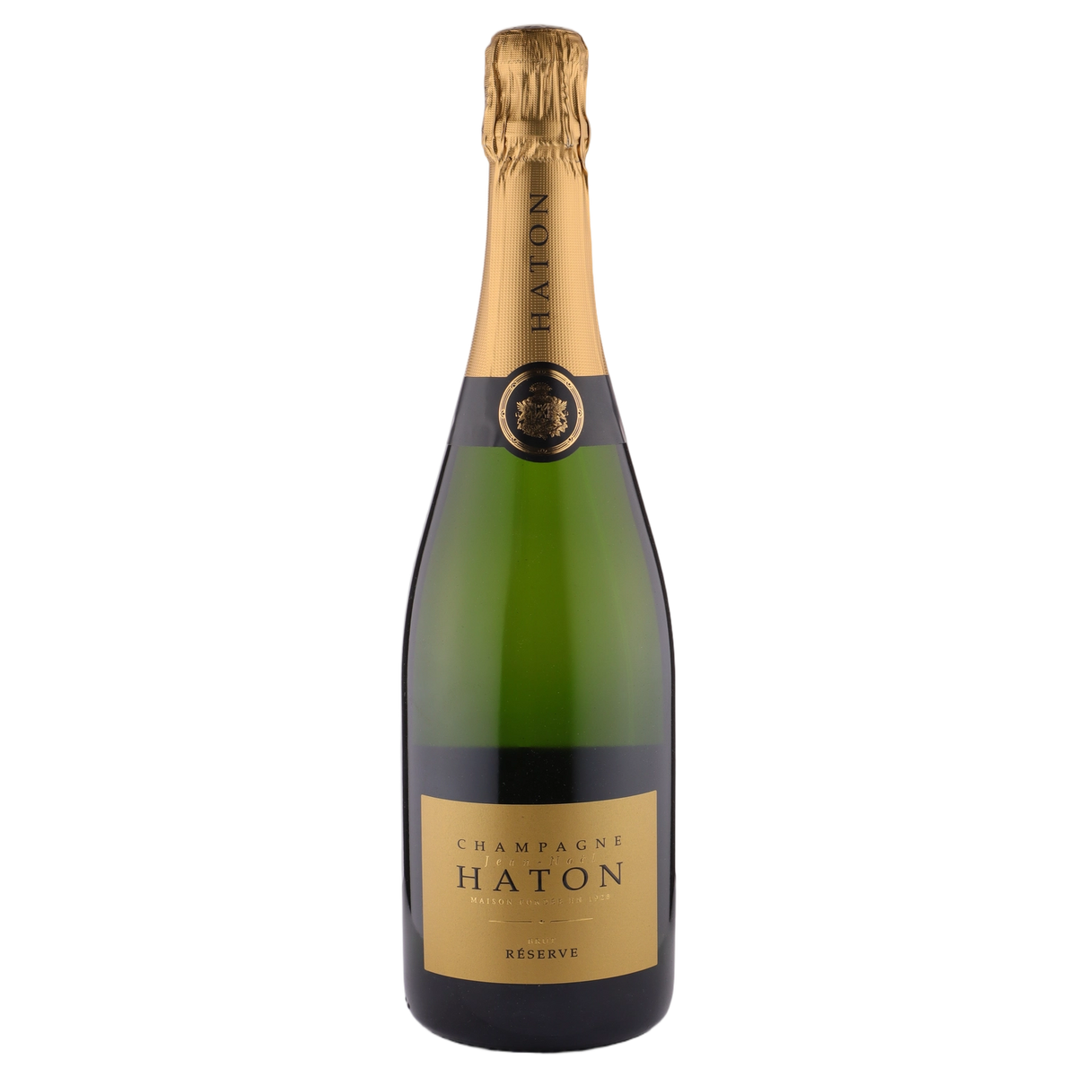 A bottle of Champagne Haton Réserve Brut NV 750ml Sparkling Wine