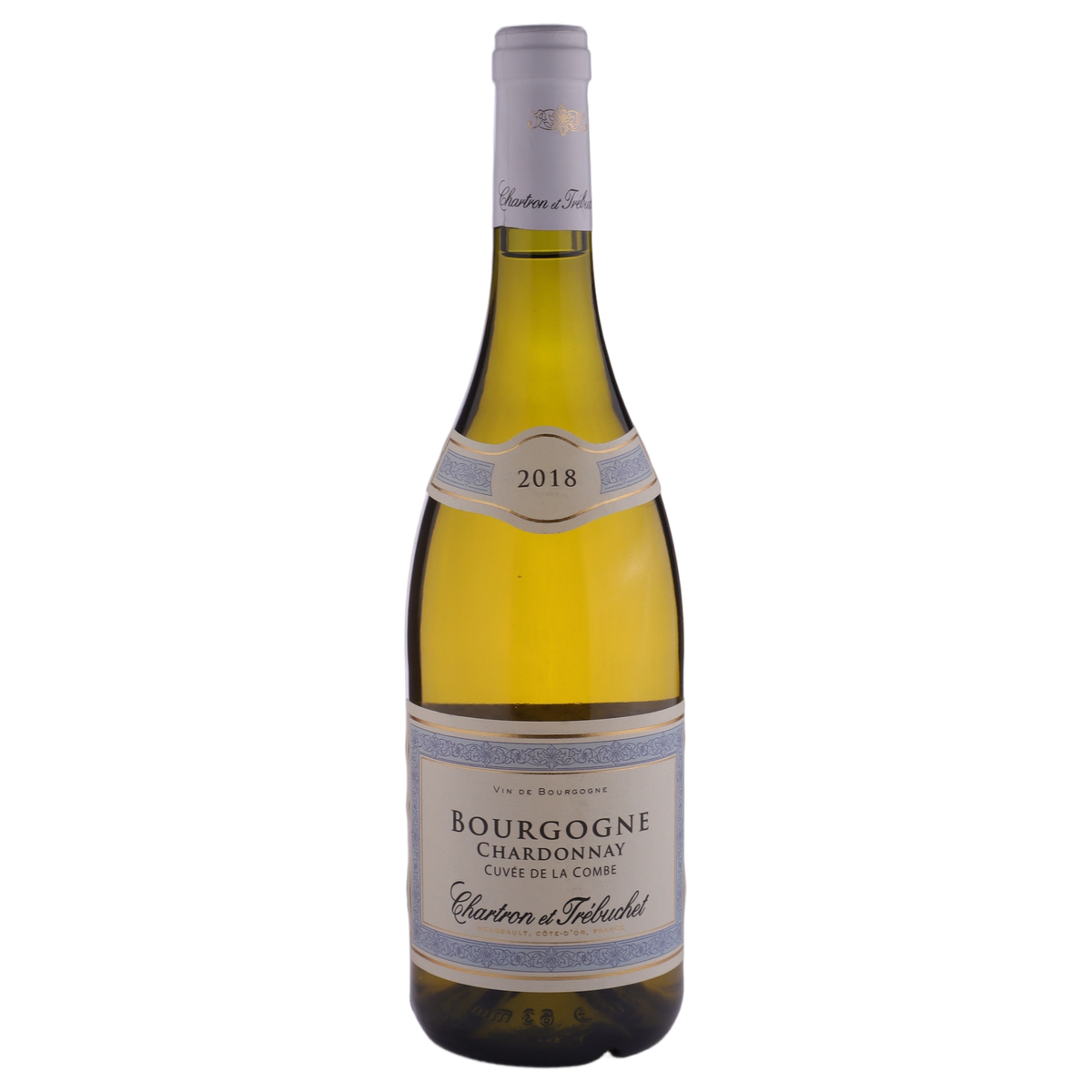 A bottle of 2018 Chartron et Trebuchet Bourgogne Chardonnay 750ml White Wine