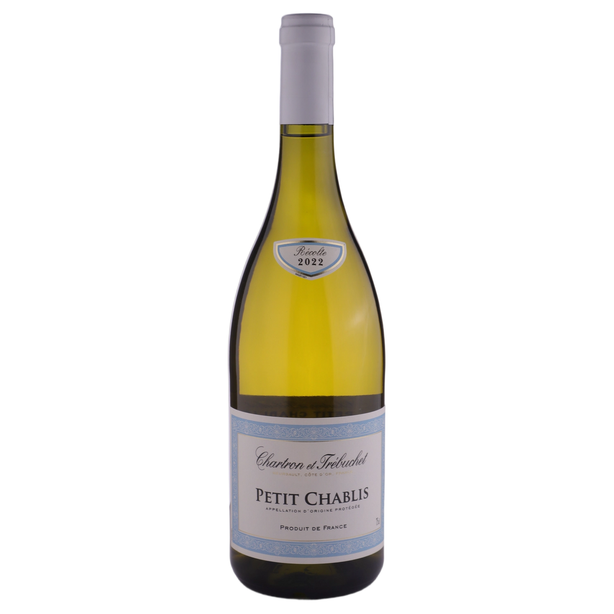 A bottle of 2022 Chartron et Trebuchet Petit Chablis 750ml White Wine