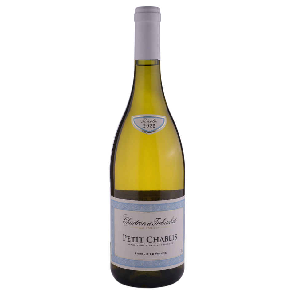 A bottle of 2022 Chartron et Trebuchet Petit Chablis 750ml White Wine