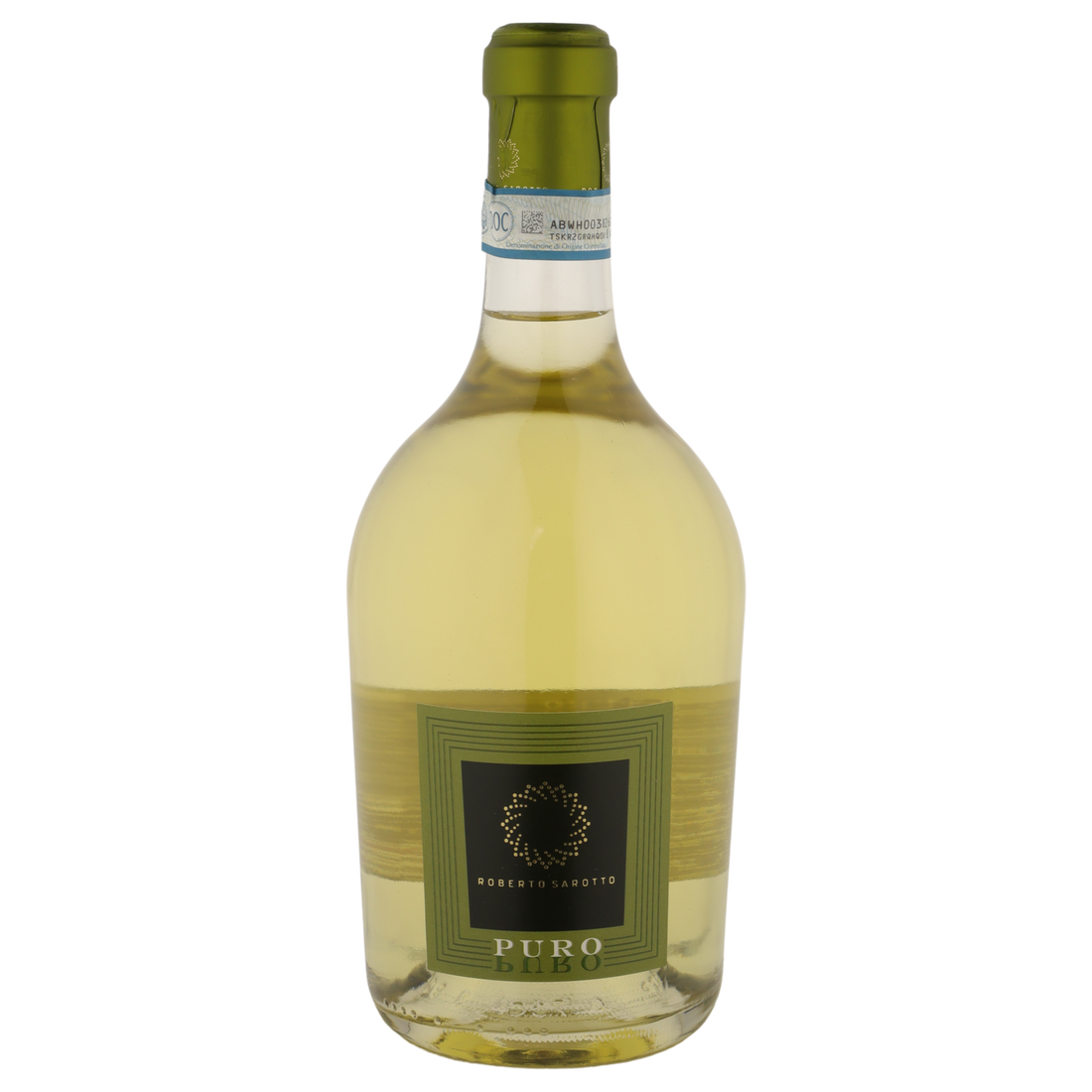 A bottle of Robert Sarotto Puro Chardonnay Piedmonte  2023 750ml White Wine