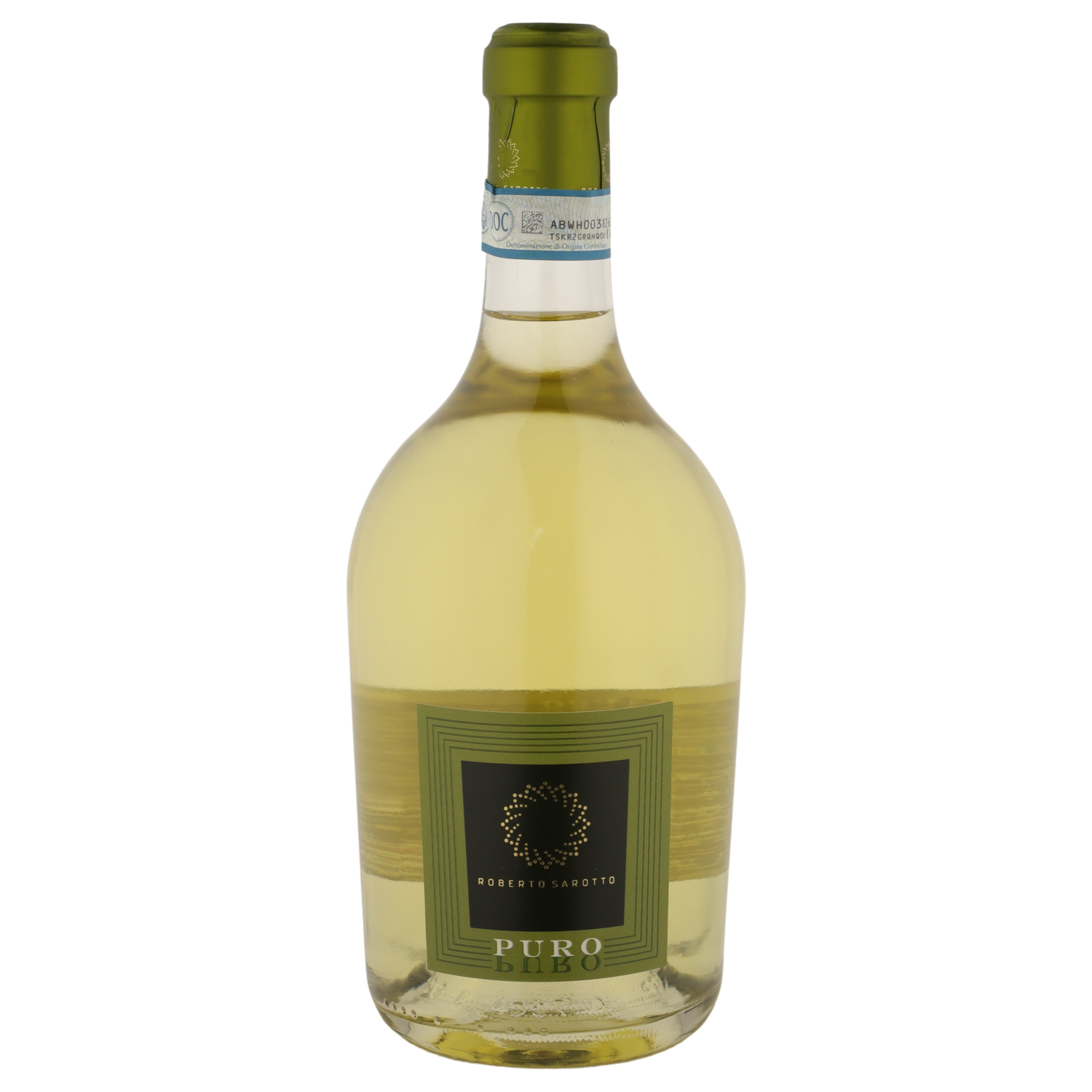 A bottle of Robert Sarotto Puro Chardonnay Piedmonte  2023 750ml White Wine