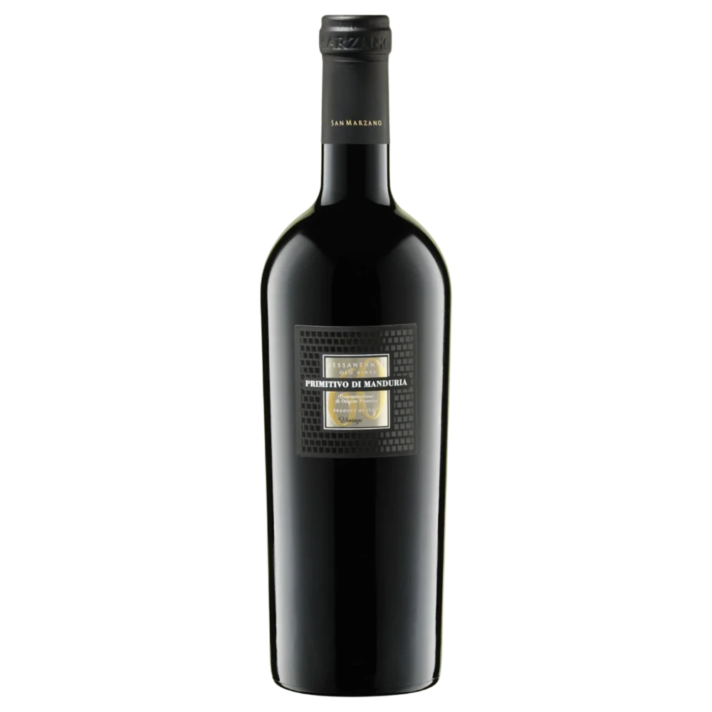 A bottle of 2020 San Marzano Sessantanni 750ml Red Wine