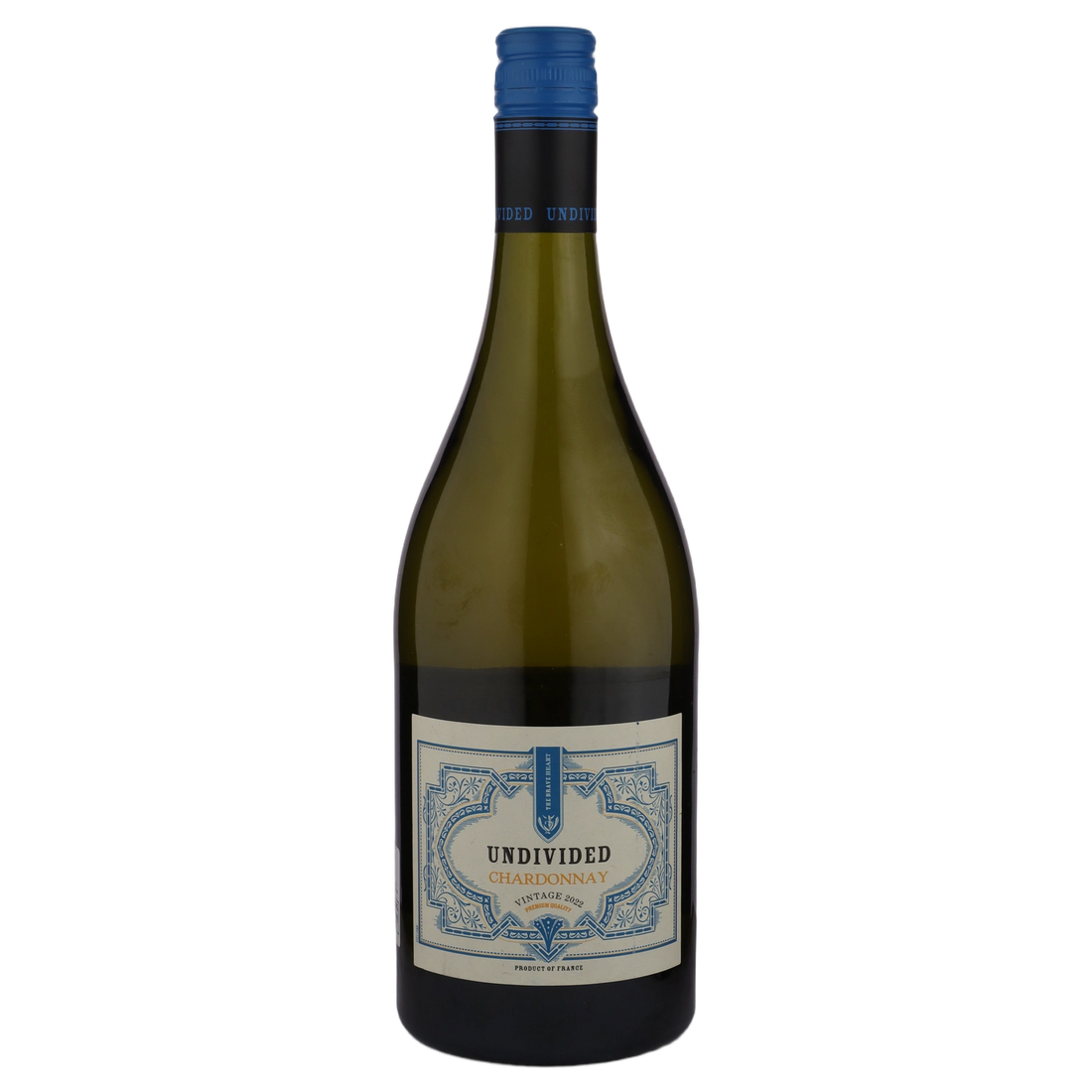 A bottle of 2022 Undivided Chardonnay 750ml White Wine