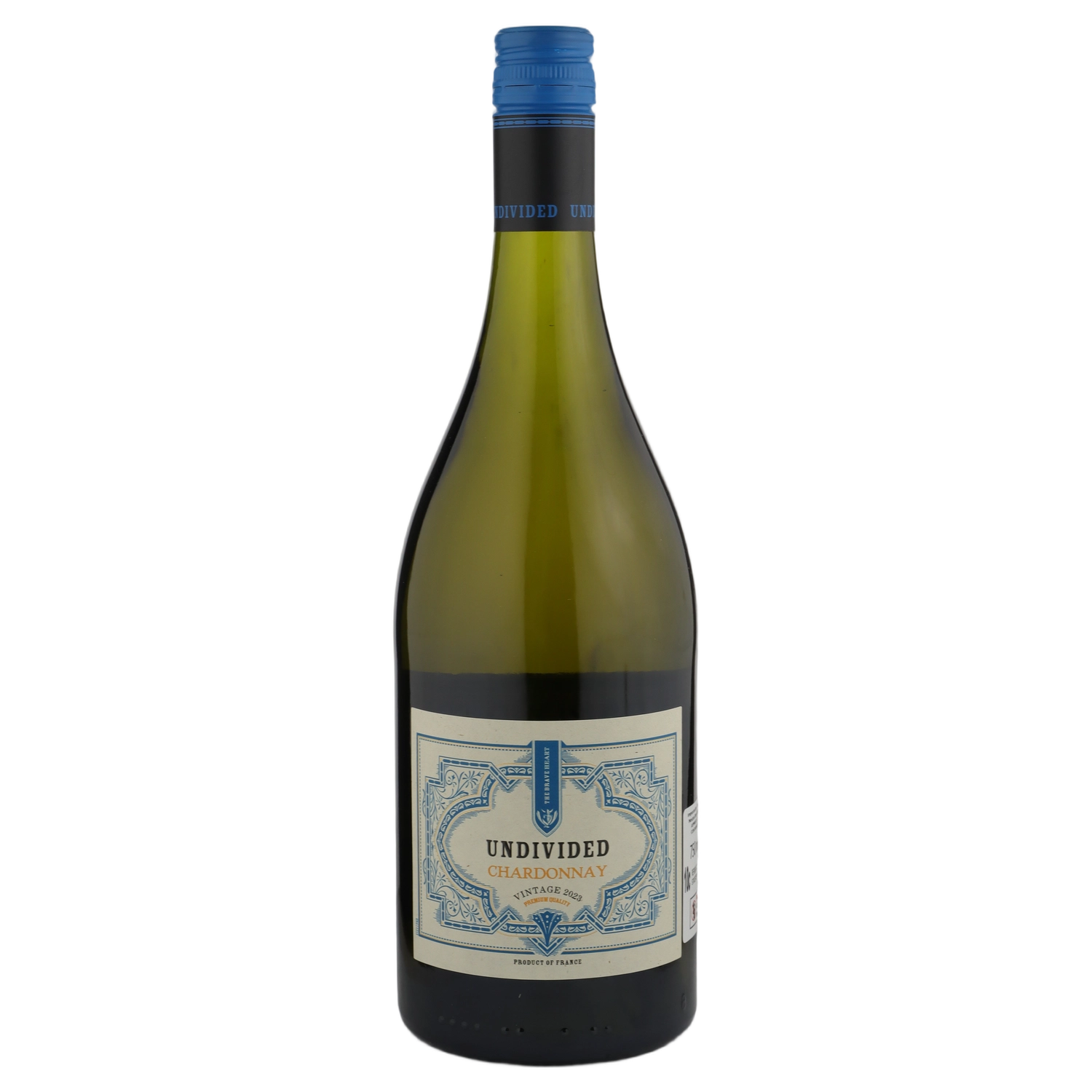 A bottle of 2023 Undivided Chardonnay 750ml White Wine