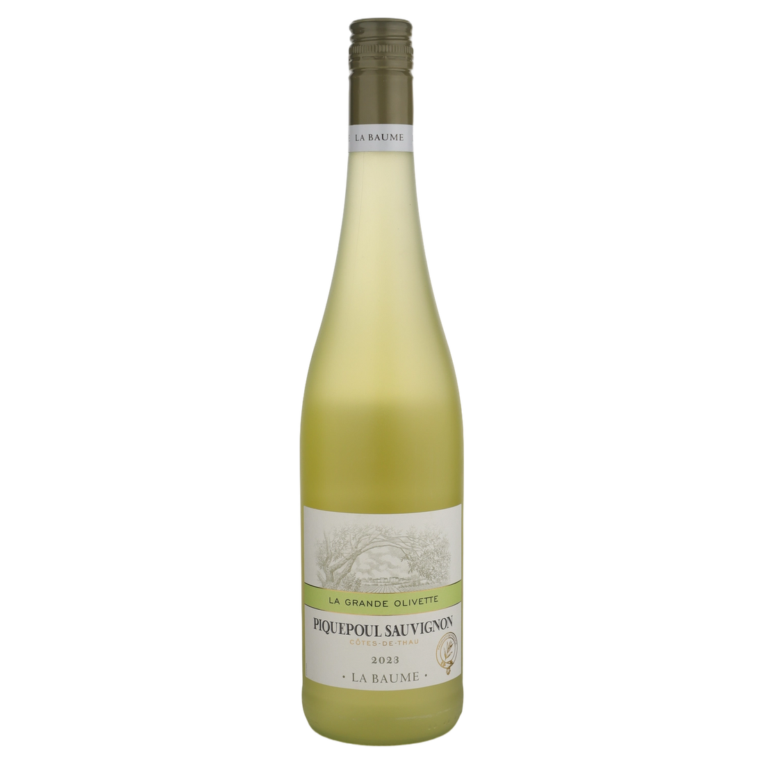 A bottle of 2023 La Baume La Grande Olivette Picpoul Sauvignon 750ml White Wine