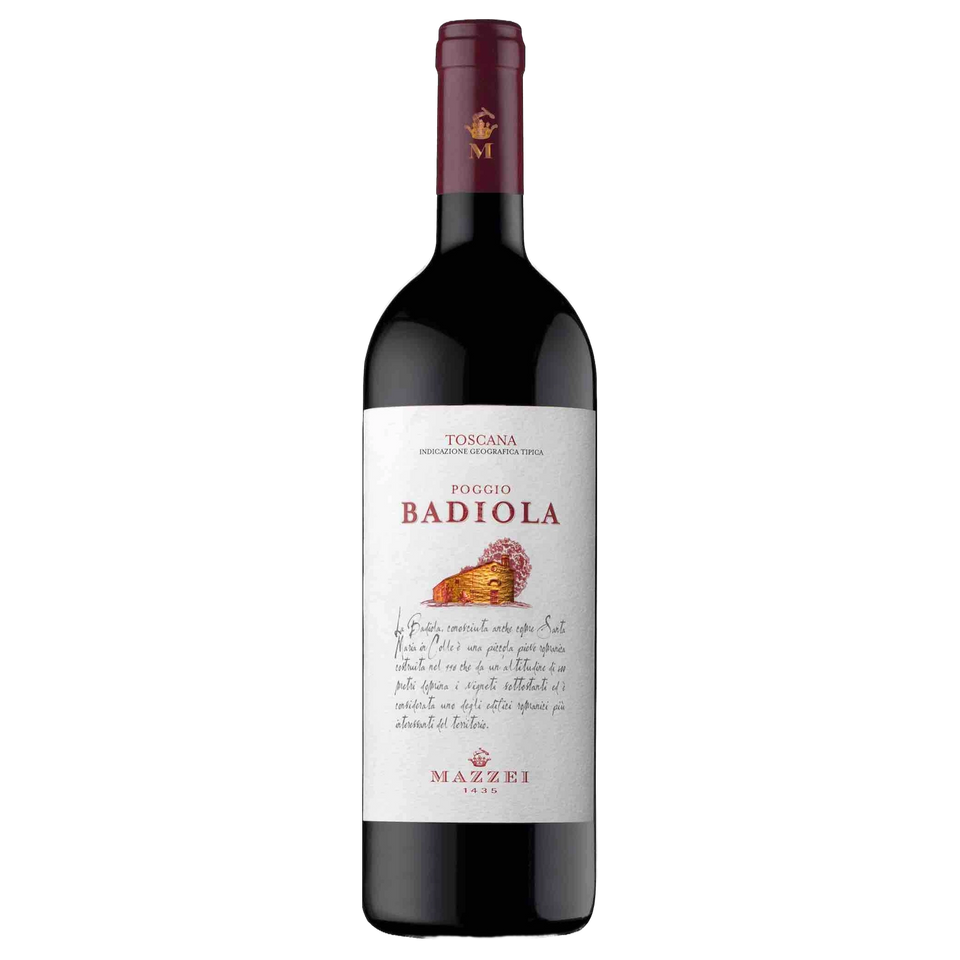 A bottle of Mazzei Castello di Fonterutoli Poggio alla Badiola Toscana IGT 2022 750ml Red Wine