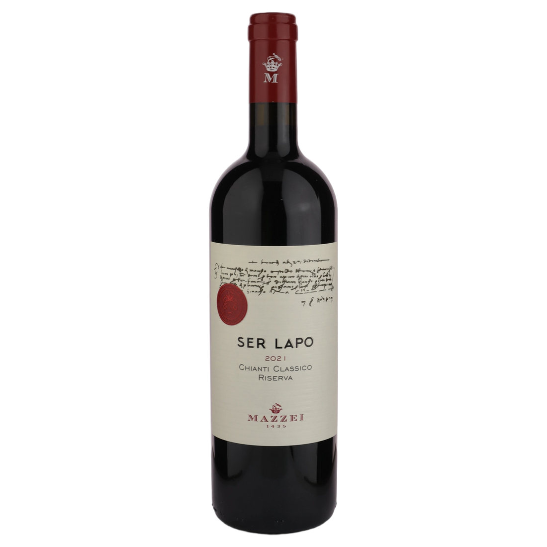 A bottle of 2021 Mazzei Ser Lapo Chianti Classico Riserva DOCG 750ml Red Wine