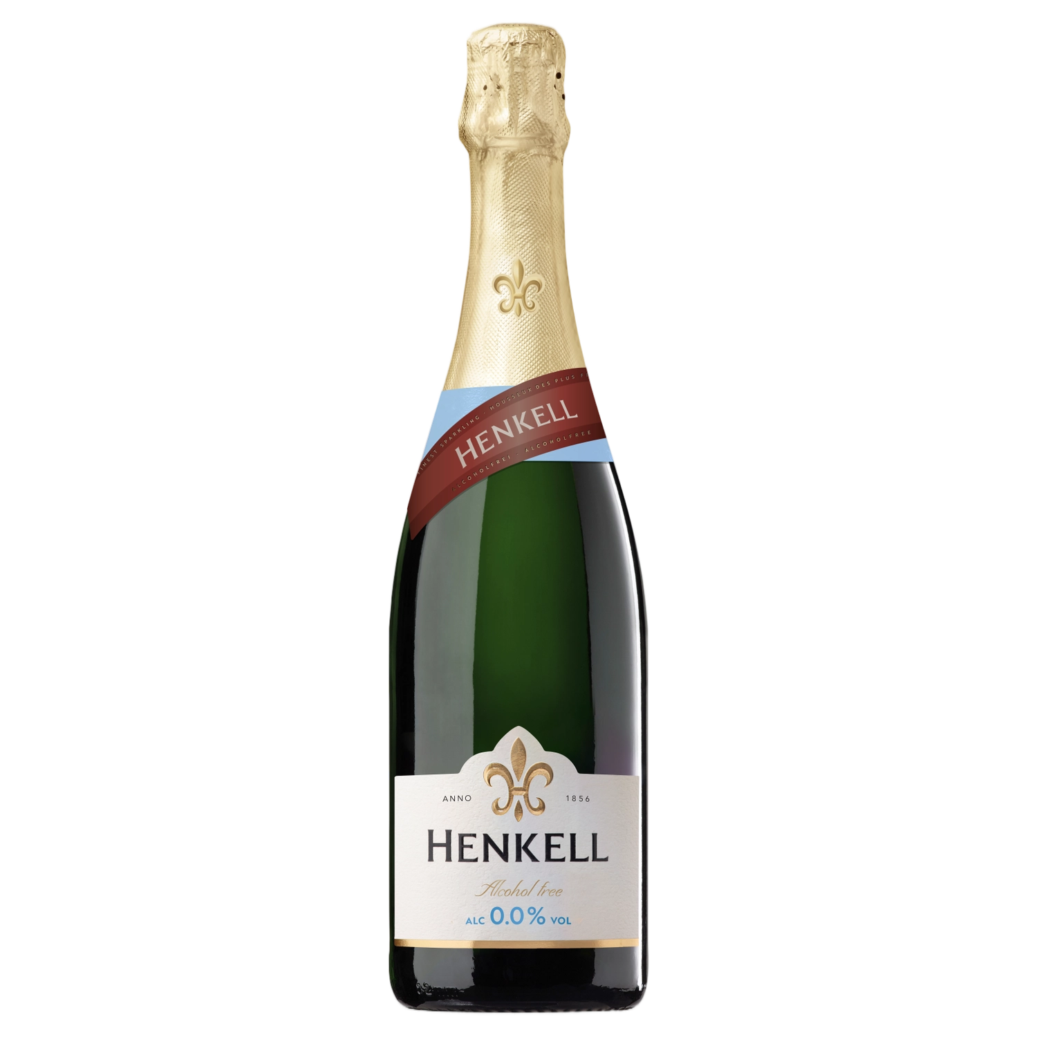 A bottle of NV 0% Henkell Sparkling 750ml Sparkling Wine