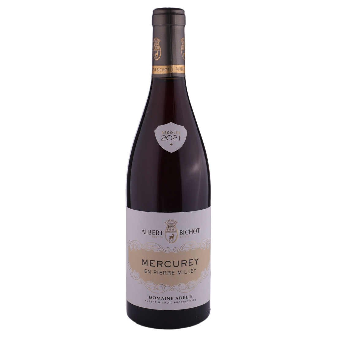 A bottle of Albert Bichot Mercurey En Pierre Milley Burgundy 2021 750ml Red Wine
