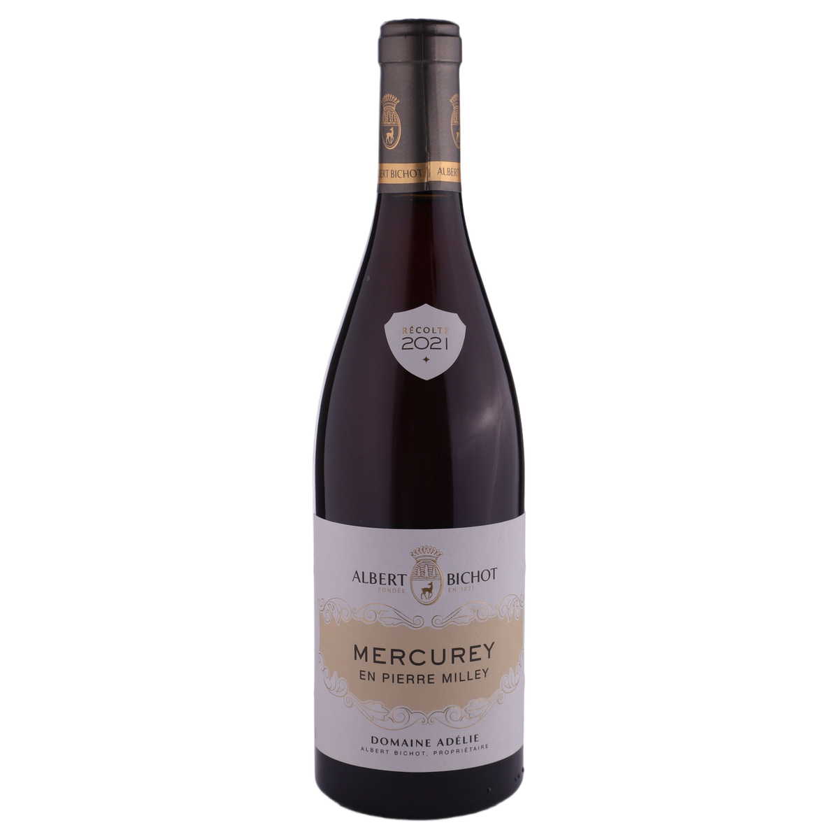 A bottle of Albert Bichot Mercurey En Pierre Milley Burgundy 2021 750ml Red Wine
