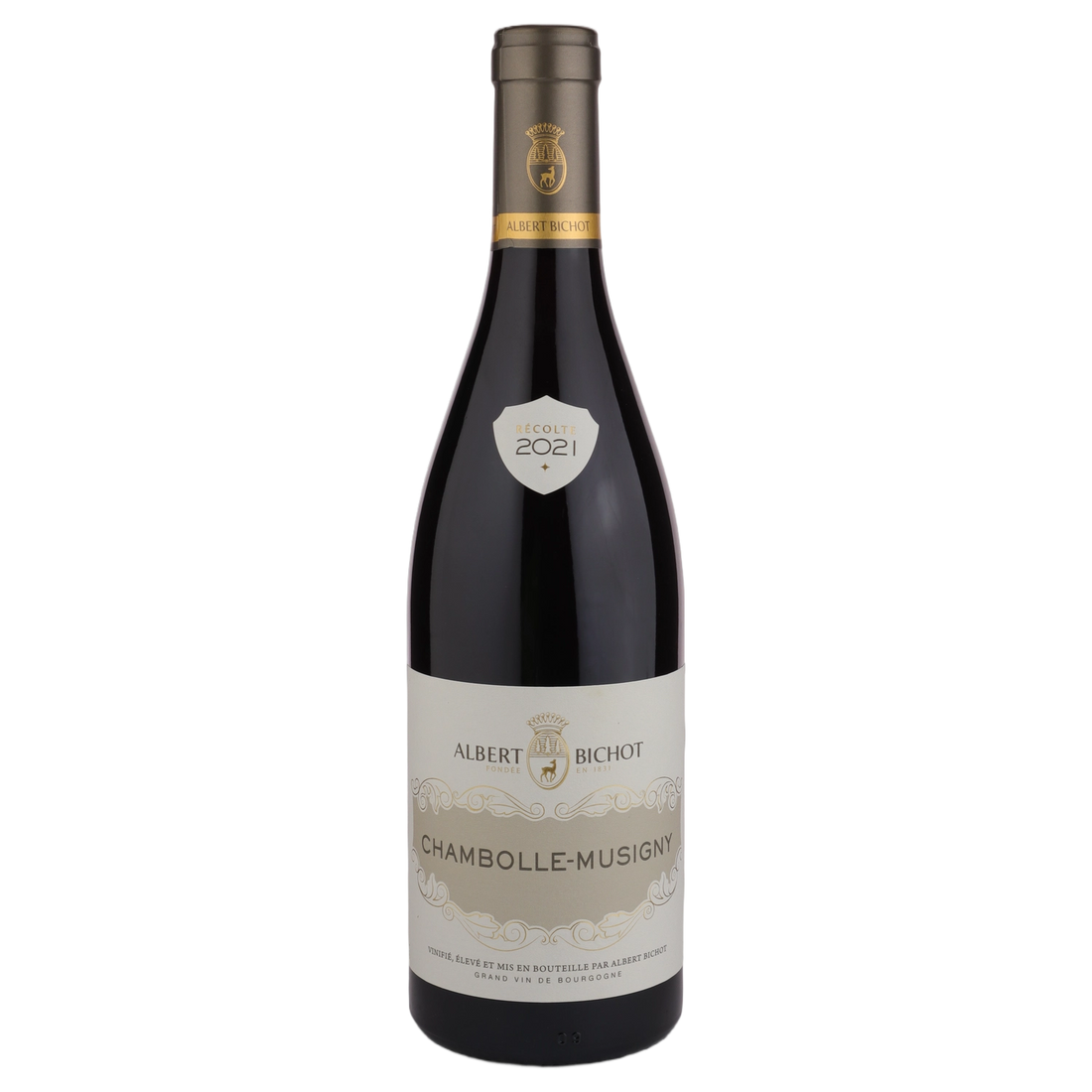 A bottle of Albert Bichot Chambolle Musigny AOC Burgundy 2021 750ml Red Wine