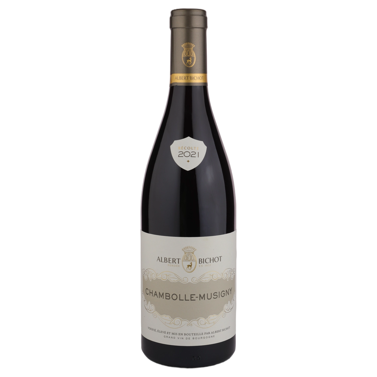 A bottle of Albert Bichot Chambolle Musigny AOC Burgundy 2021 750ml Red Wine