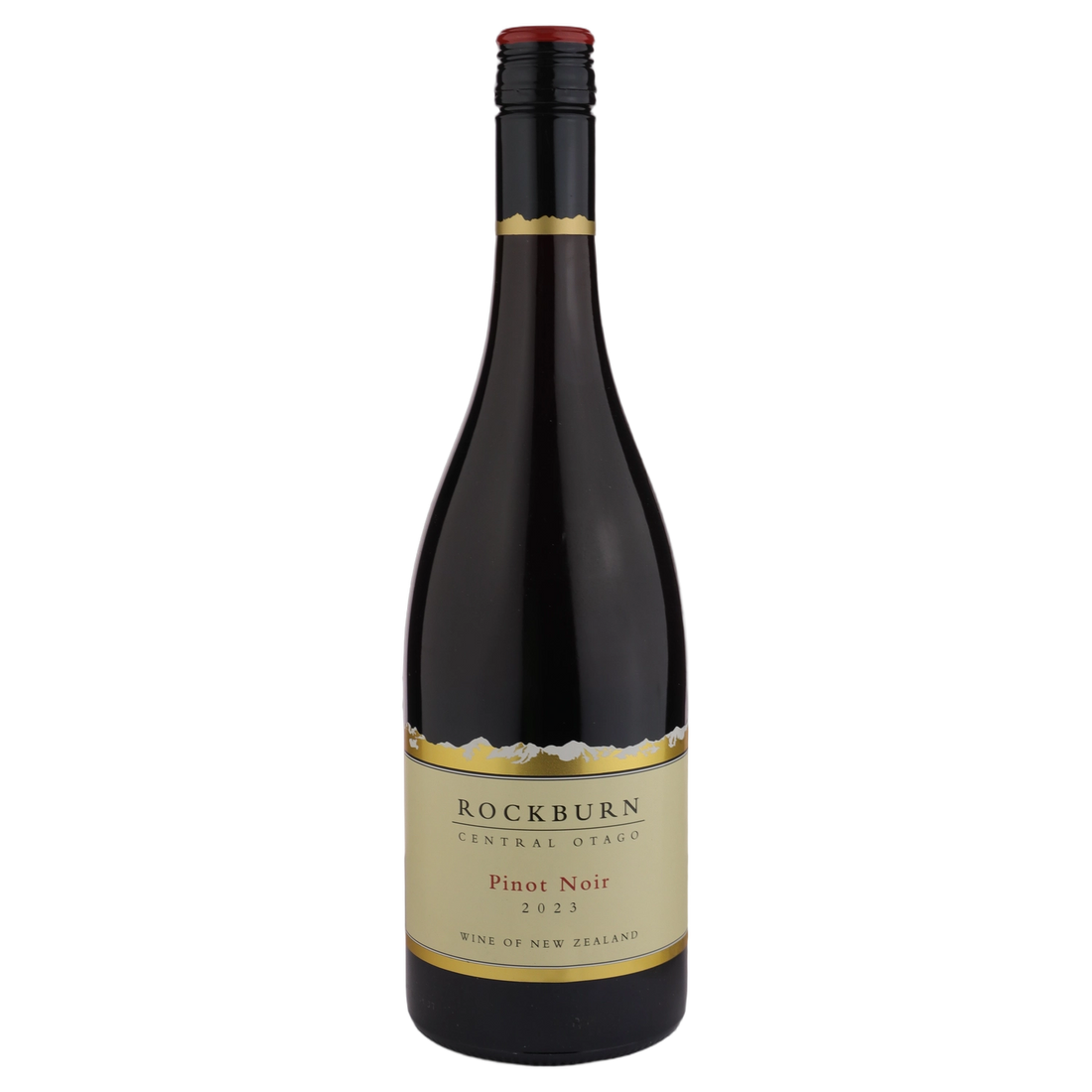 A bottle of 2023 Rockburn Pinot Noir Otago 750ml Red Wine