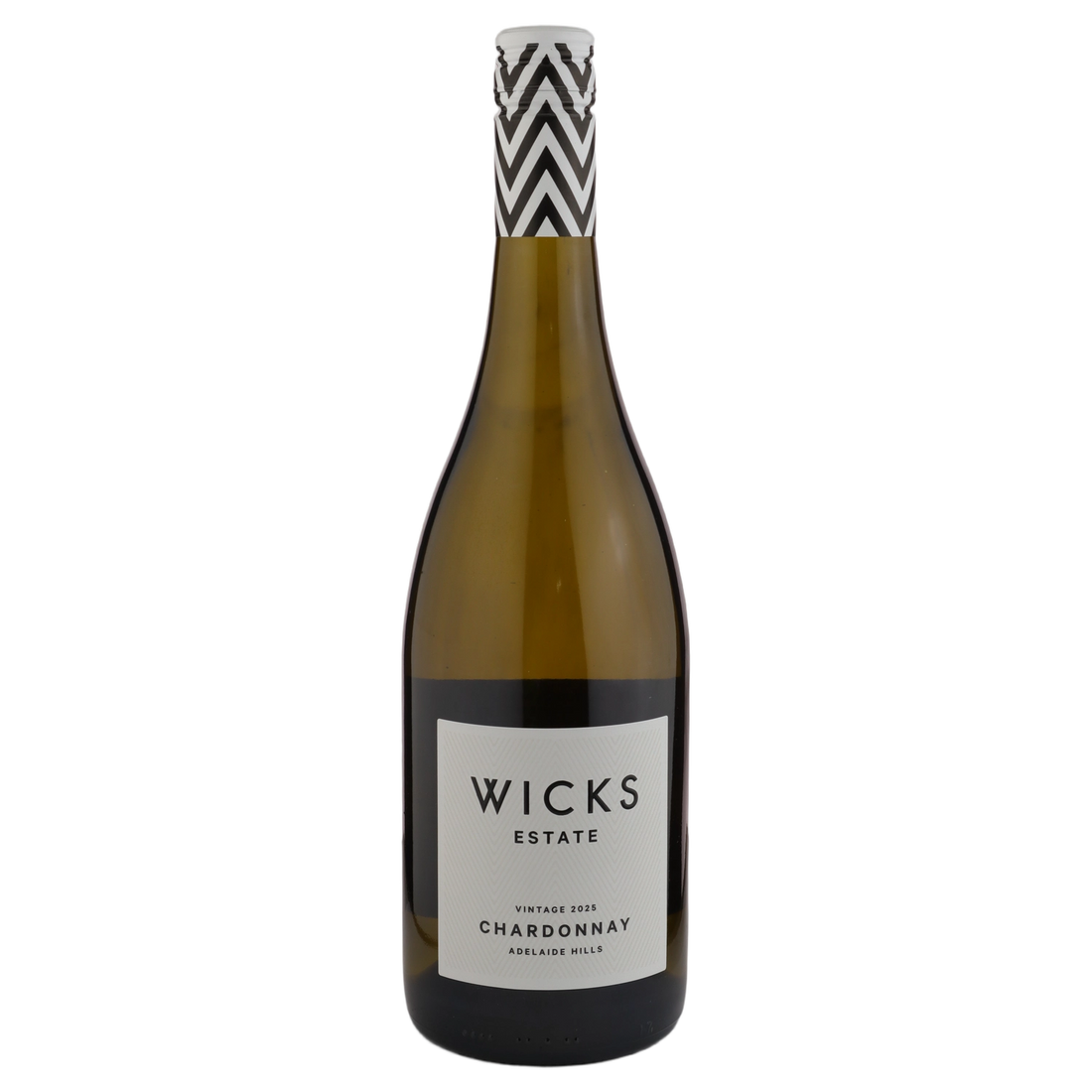 A bottle of 2024 Wicks Estate Chardonnay Adelaide Hills 750ml White Wine