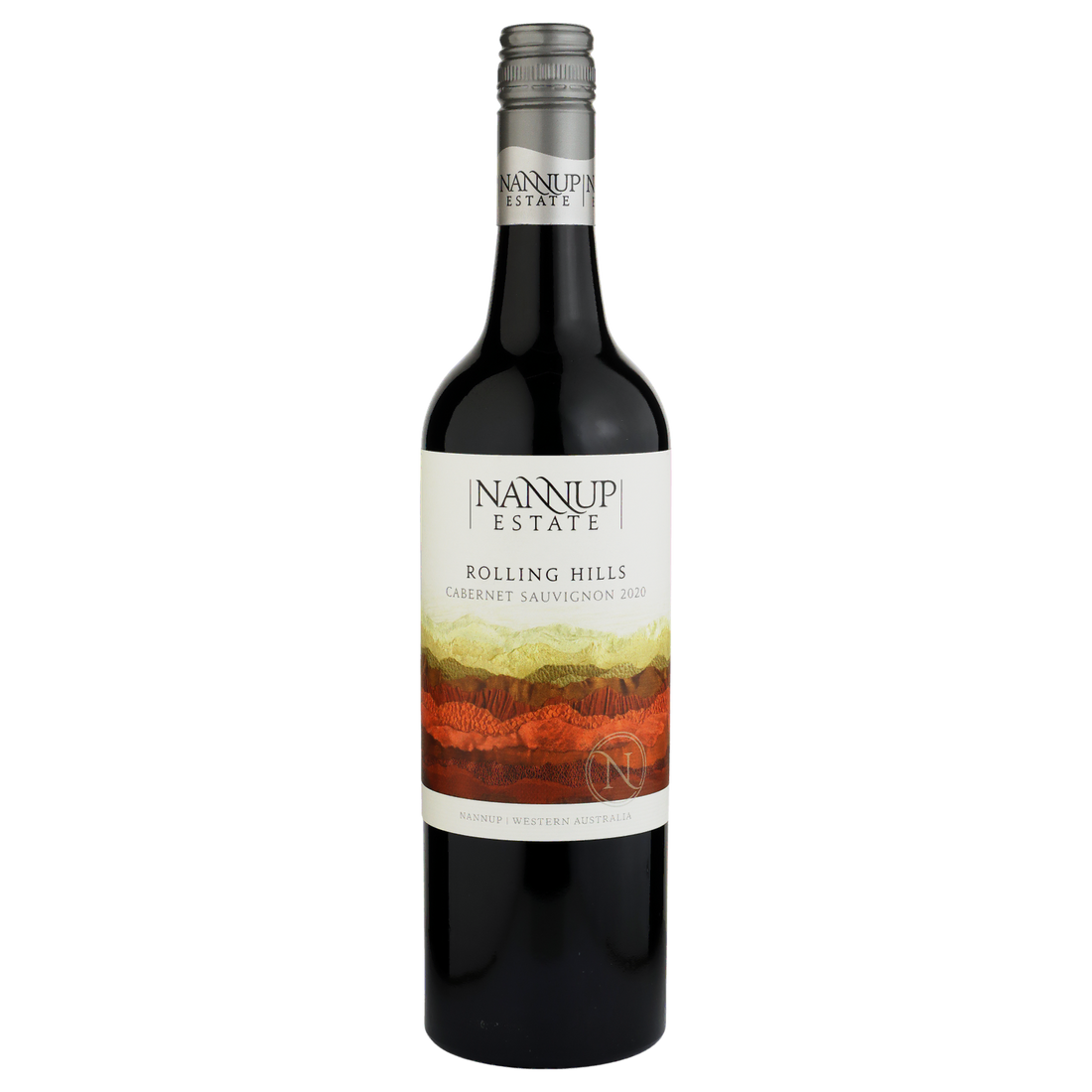 A bottle of Nannup Estate Rolling Hills Cabernet Sauvignon 2020 750ml Red Wine