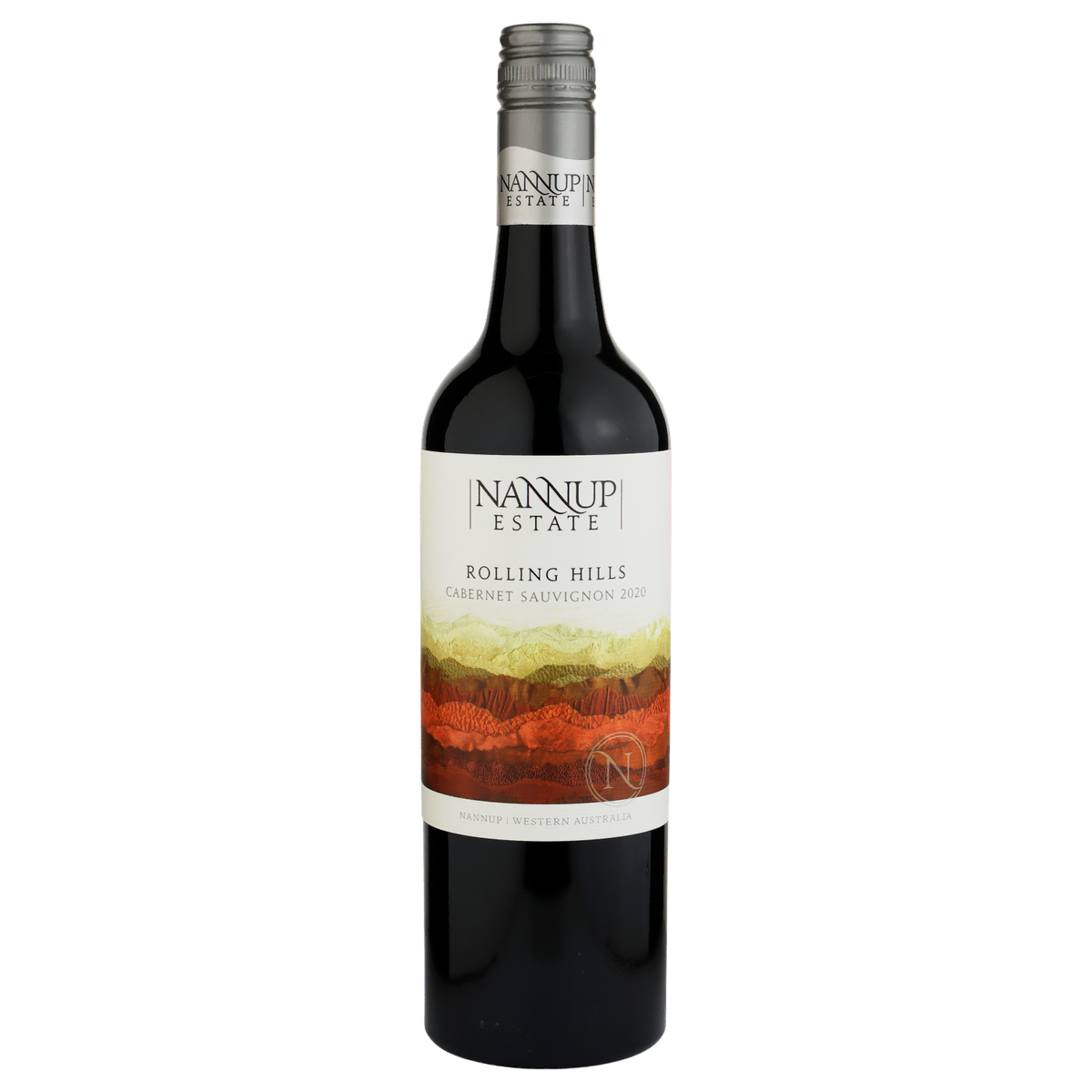 A bottle of Nannup Estate Rolling Hills Cabernet Sauvignon 2020 750ml Red Wine