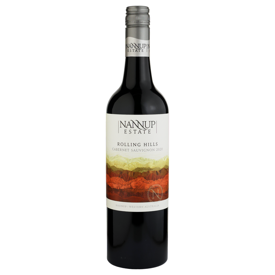 A bottle of Nannup Estate Rolling Hills Cabernet Sauvignon 2020 750ml Red Wine