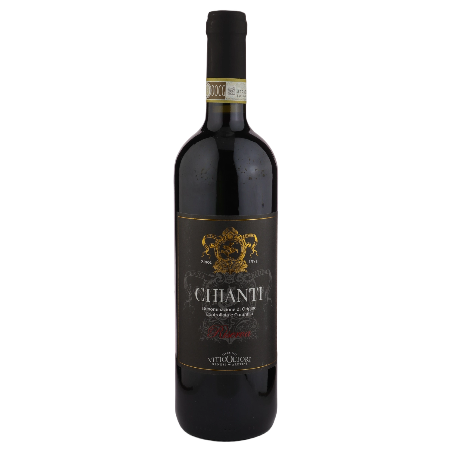 A bottle of 2021 Cantina Viticoltori Senesi Aretini Chianti Riserva 750ml Red Wine