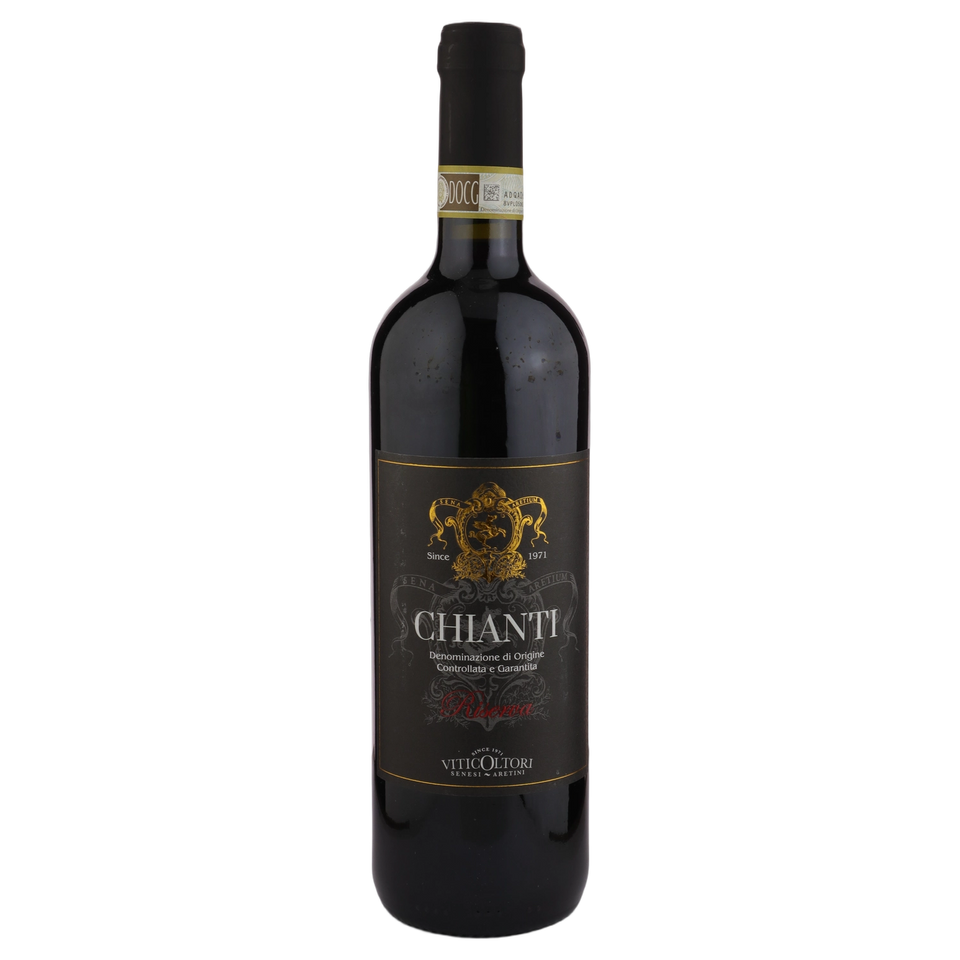 A bottle of 2021 Cantina Viticoltori Senesi Aretini Chianti Riserva 750ml Red Wine