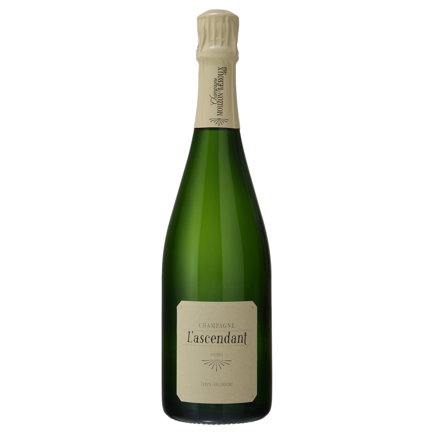 A bottle of NV Champagne Mouzon Leroux L'ascendant Solera (Base TBA. Disg. Jan 2024) 750ml Sparkling Wine