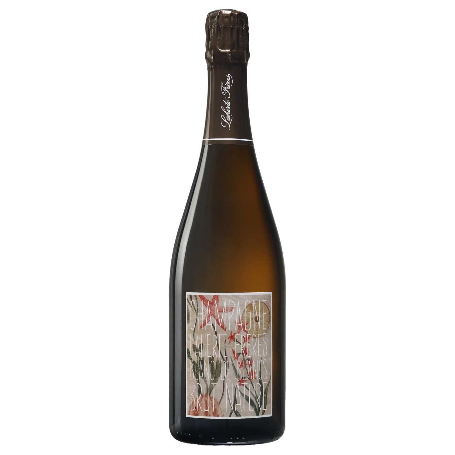A bottle of NV Champagne Laherte Frères Blanc de Blancs Brut Nature (Base TBA Disg. Jul 2024) 750ml Sparkling Wine