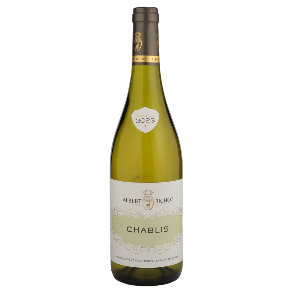 A bottle of Albert Bichot Chablis AOC Burgundy 2023 750ml White Wine