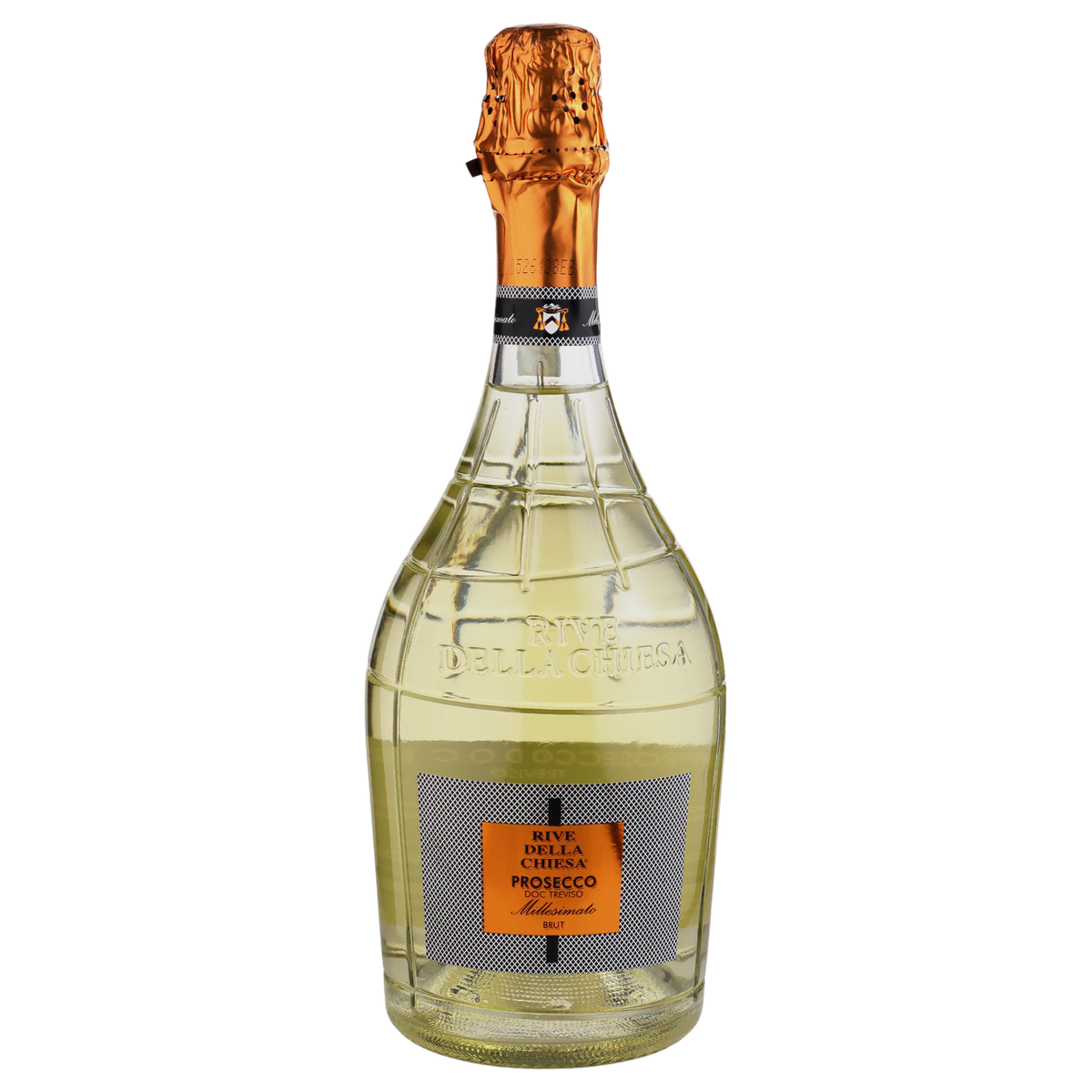 A bottle of Rive Della Chiesa Prosecco Doc Millesimato Brut 2023 750ml Sparkling Wine