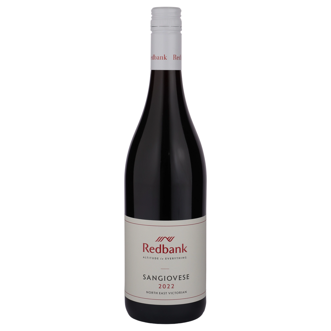 A bottle of 2022 Redbank Victorian Sangiovese 750ml Red Wine