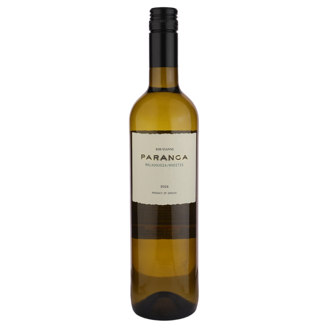A bottle of 2024 Kir Yianni Paranga WHITE Screwcap 750ml White Wine