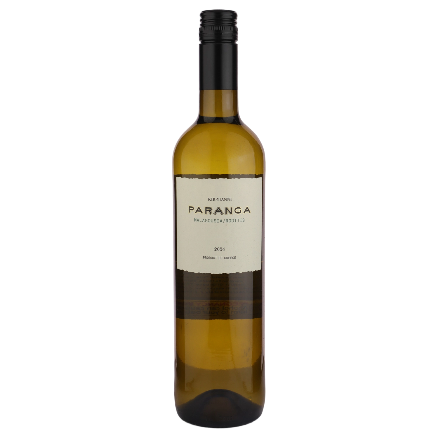 A bottle of 2024 Kir Yianni Paranga WHITE Screwcap 750ml White Wine