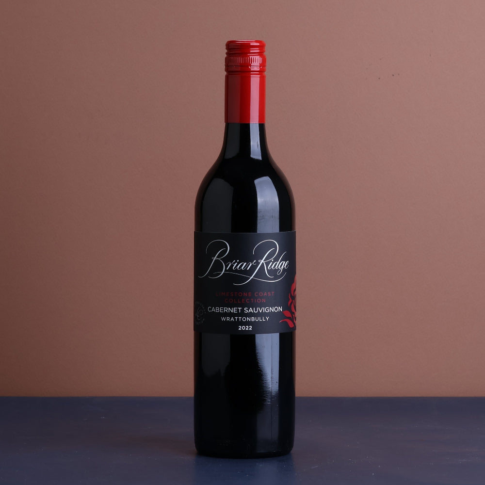 A bottle of Briar Ridge Limestone Coast Cabernet Sauvignon 2022 750ml Red Wine