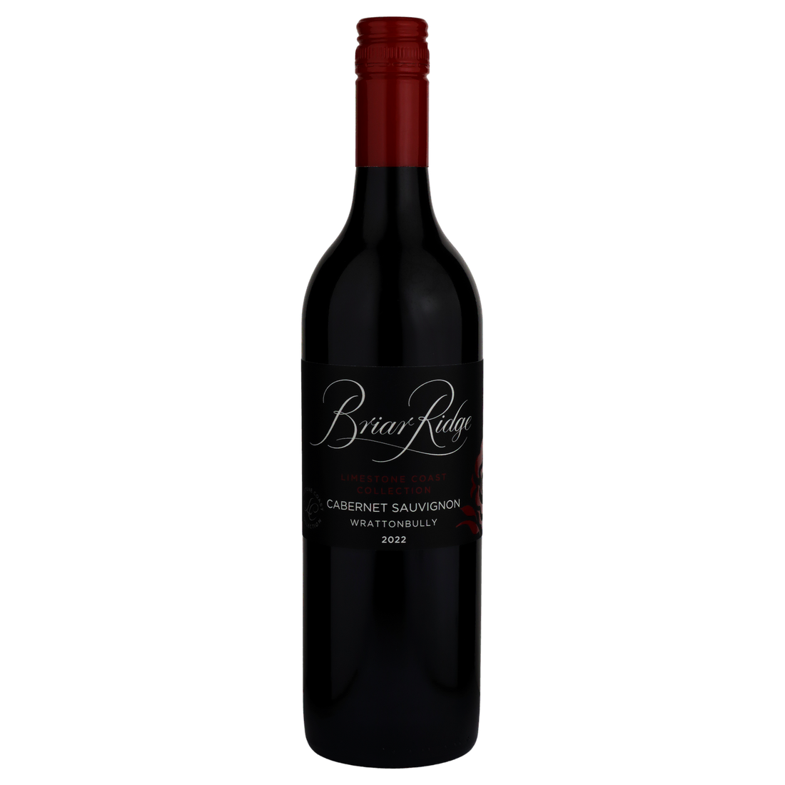 A bottle of Briar Ridge Limestone Coast Cabernet Sauvignon 2022 750ml Red Wine